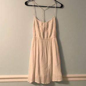 Brand of Gypsies White Cross Back Dress